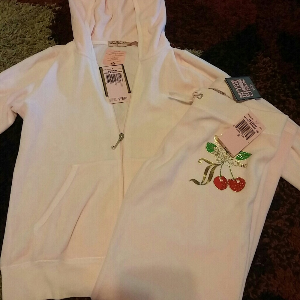 Juicy culture velour suit. Light pink